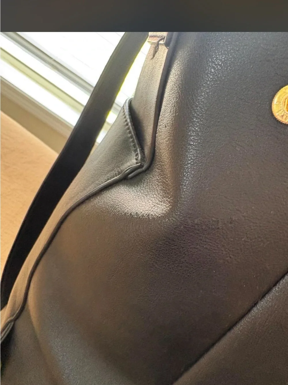 FAWN black diaper bag